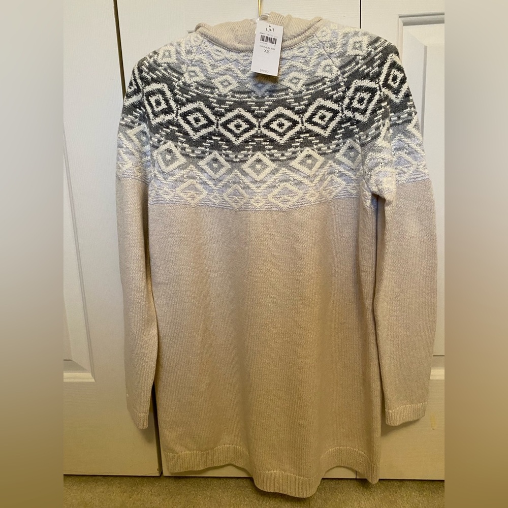 J Jill Hooded Sweater NWT